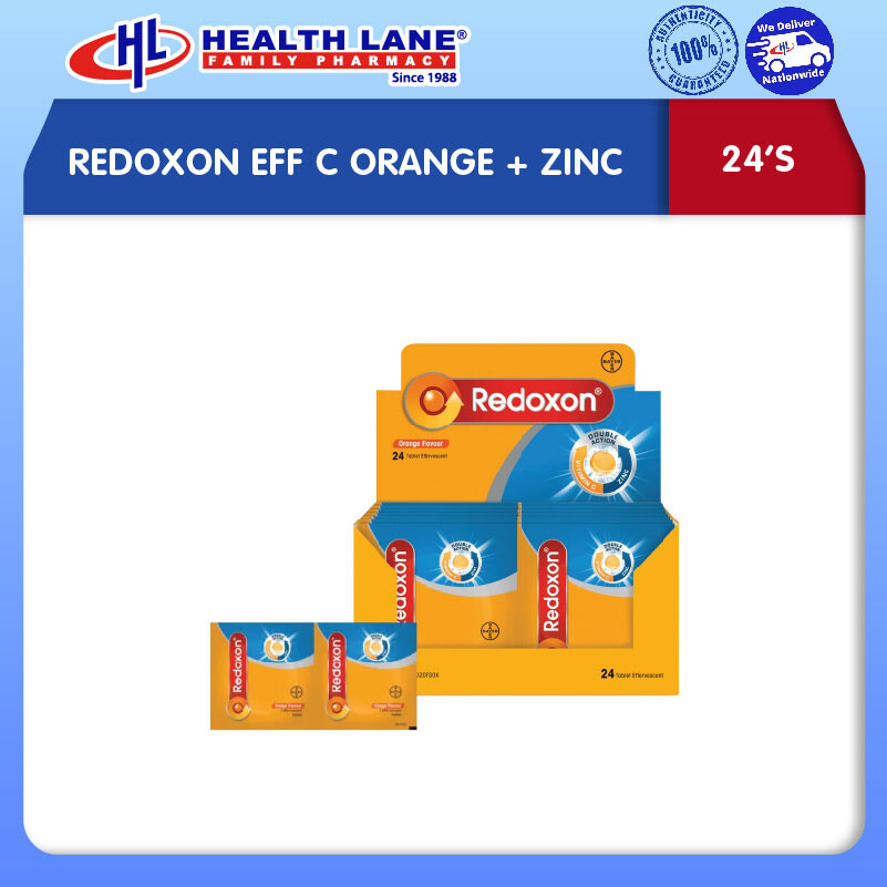 REDOXON EFF C OREN+ZINC (24'S)
